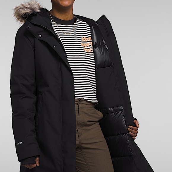 North Face Arctic Parka 550 in Black - Picture 2 of 6